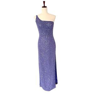 Never worn Scala sequined 100% silk special occasion gown size medium